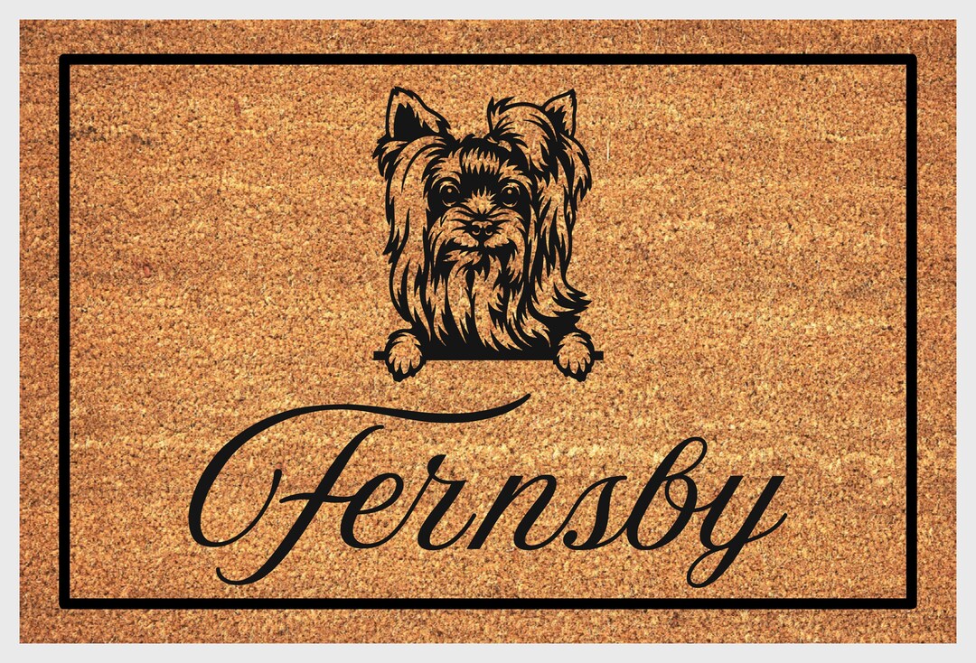 Bernedoodle Security Doormat All Weather Bernedoodle